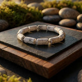 Artlesslife Genuine Howlite Stone Bracelet