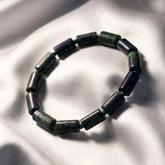 Artlesslife Genuine Lapis Lazuli Rectangular Stone Bracelet