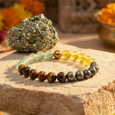Genuine Money Magnet Stone Bracelet and Pyrite