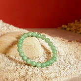 Artlesslife Genuine Green Aventurine Stone Bracelet