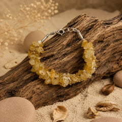 Artlesslife Genuine Citrine Sunela Stone Bracelet
