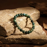 Artlesslife Genuine Moss Agate Stone Bracelet