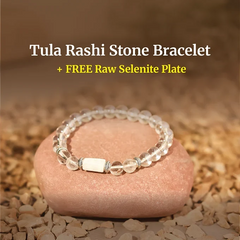 Artlesslife Libra Tula Rashi Rainbow Aura Stone Bracelet