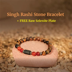 Artlesslife Leo Singh Rashi Tiger Eye Stone Bracelet