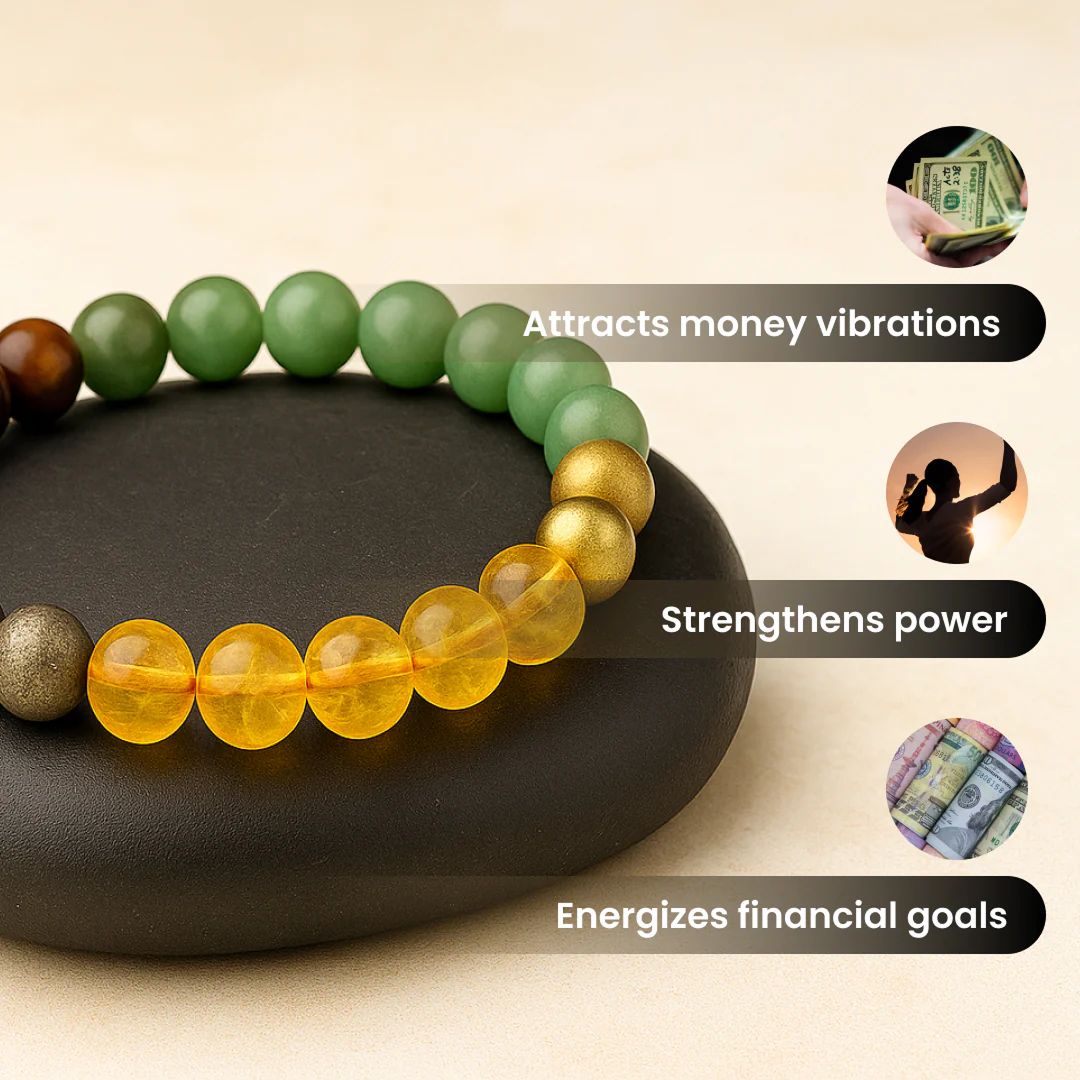 Artlesslife Genuine Money Magnet Stone Bracelet