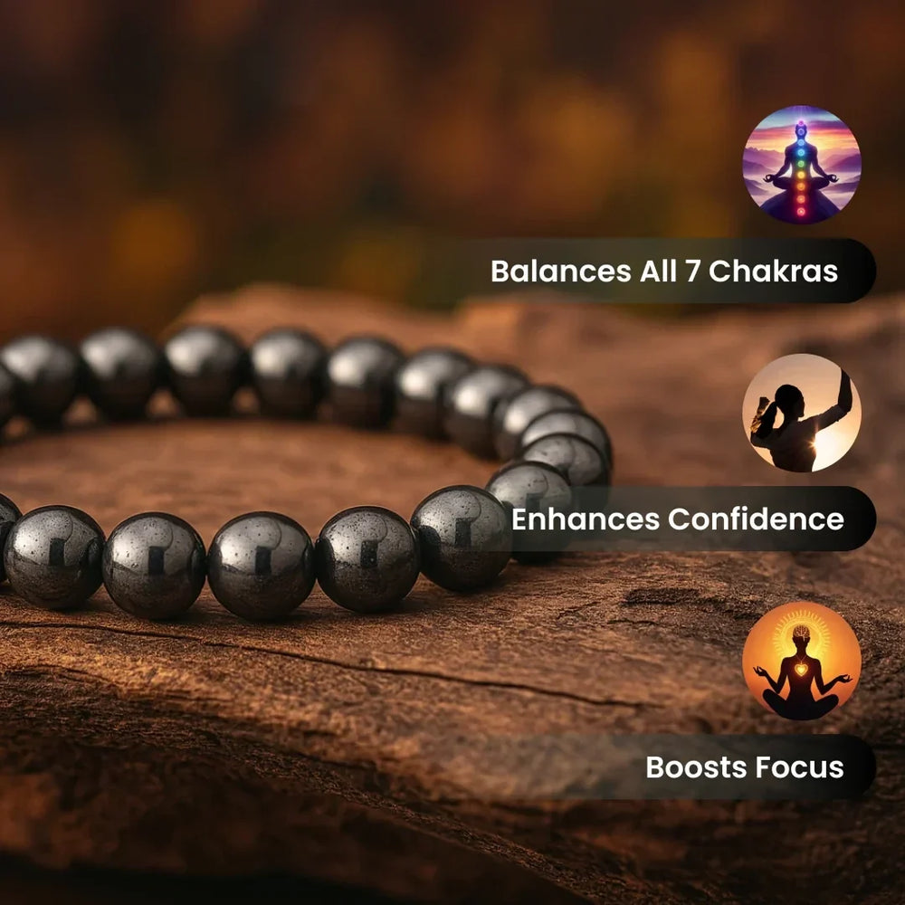 Artlesslife Genuine Shungite Stone Bracelet