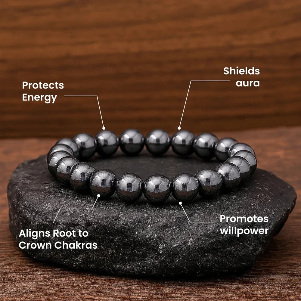 Artlesslife Genuine Shungite Stone Bracelet