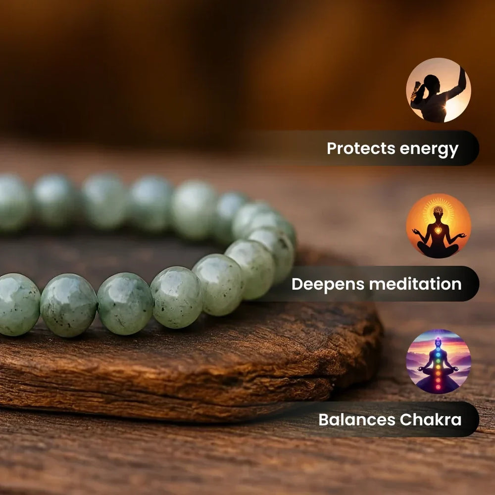 Artlesslife Genuine Labradorite Stone Bracelet