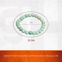 Artlesslife Genuine Amazonite Stone Bracelet