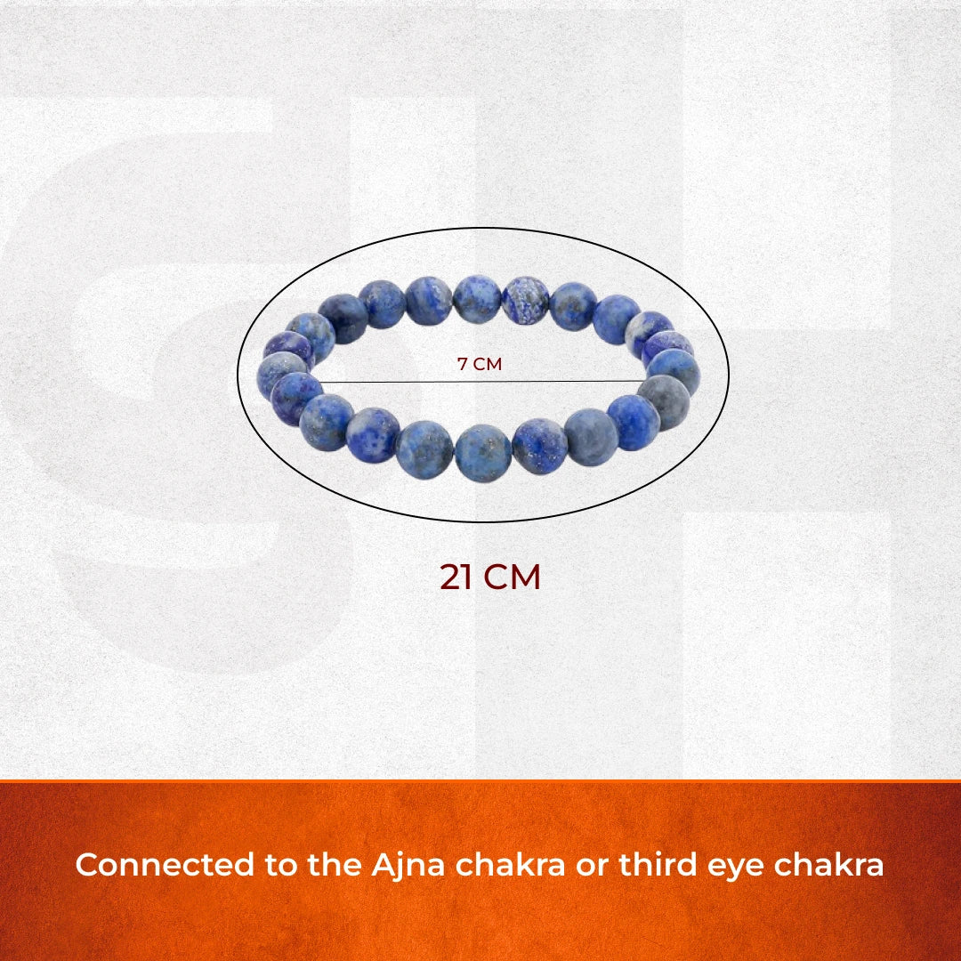 Artlesslife Genuine Sodalite Stone Bracelet