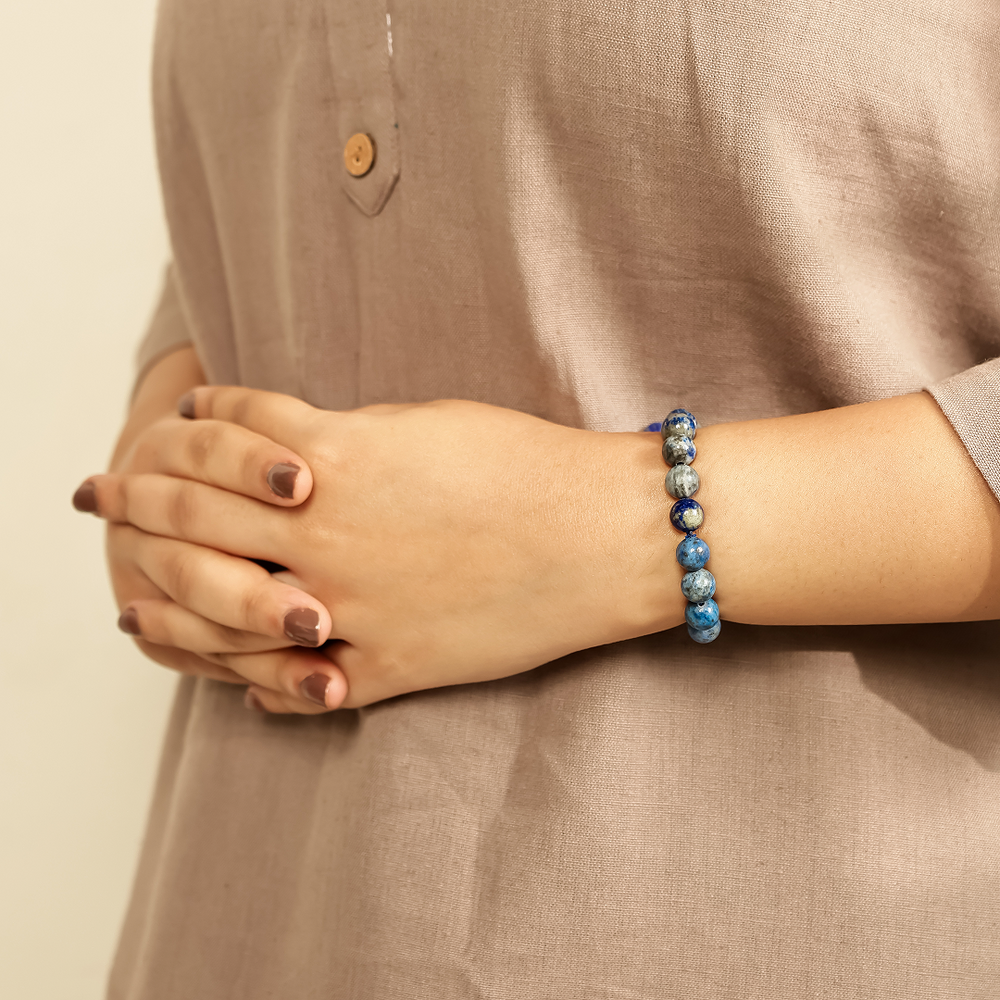 Artlesslife Genuine Sodalite Stone Bracelet