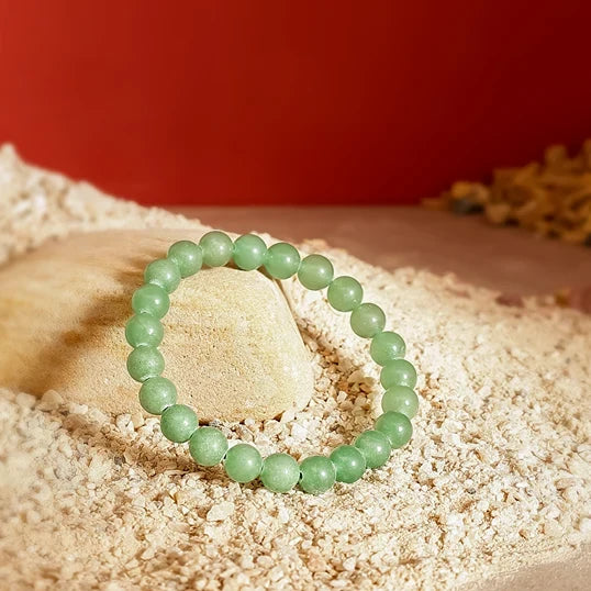 Artlesslife Genuine Green Aventurine Stone Bracelet