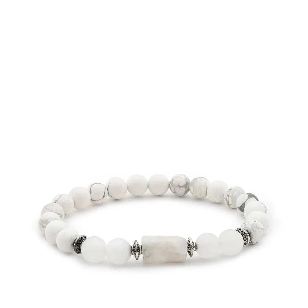 Artlesslife Cancer Karka Rashi Howlite Stone Bracelet