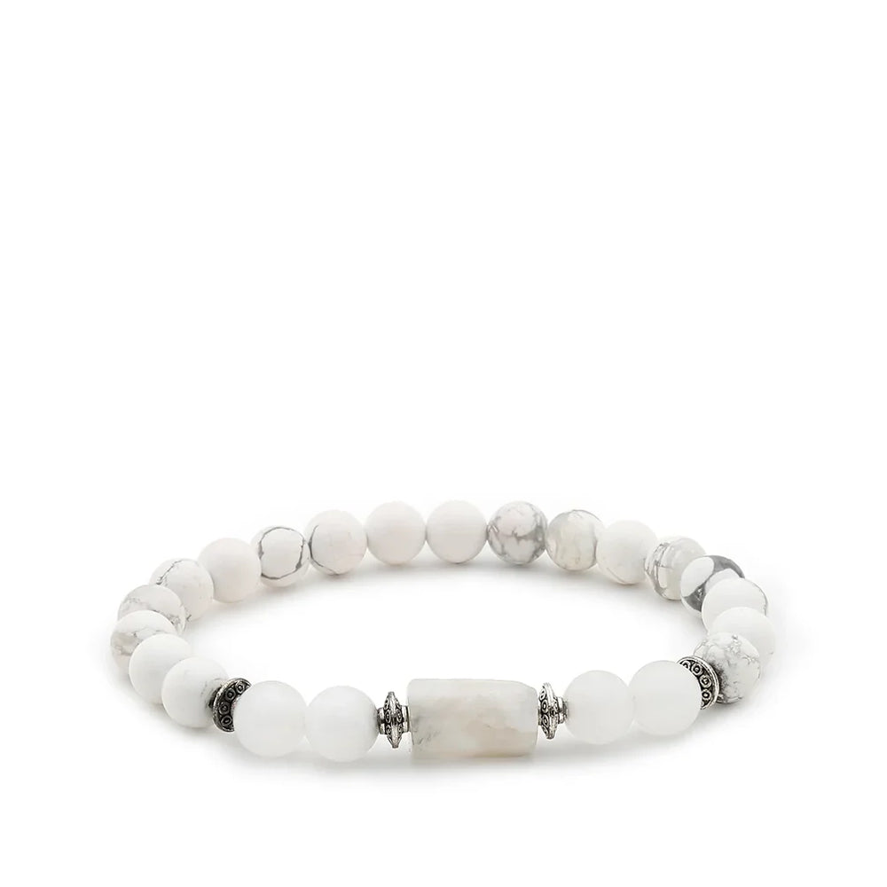 Artlesslife Cancer Karka Rashi Howlite Stone Bracelet