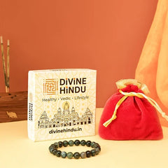 Artlesslife Genuine Moss Agate Stone Bracelet