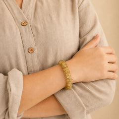 Artlesslife Genuine Citrine Sunela Stone Bracelet
