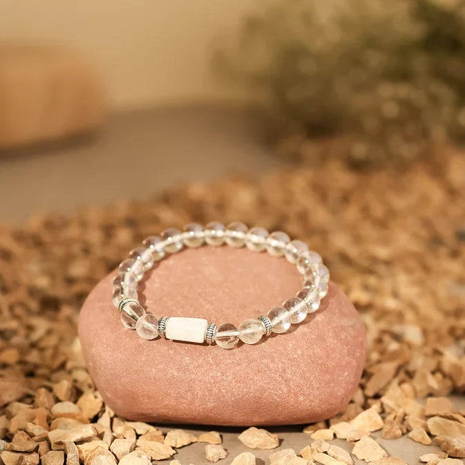 Artlesslife Libra Tula Rashi Rainbow Aura Stone Bracelet