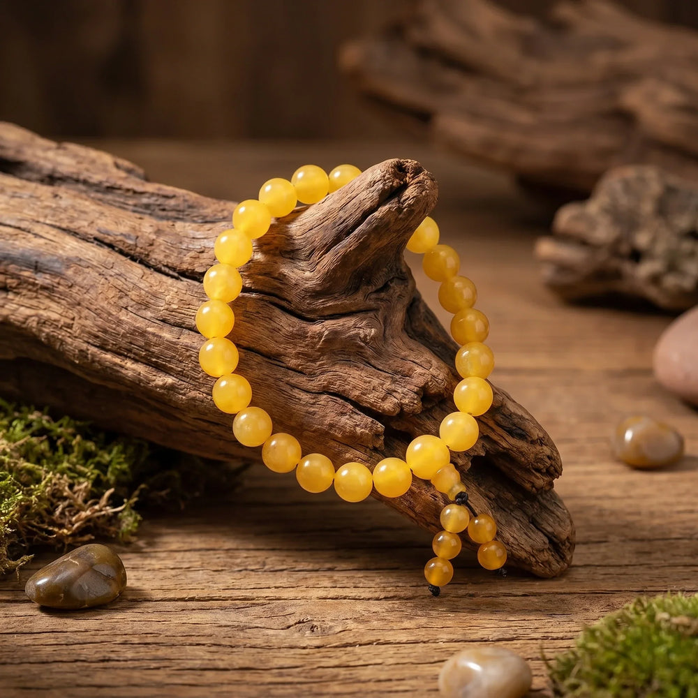 Artlesslife Genuine Citrine Stone Bracelet