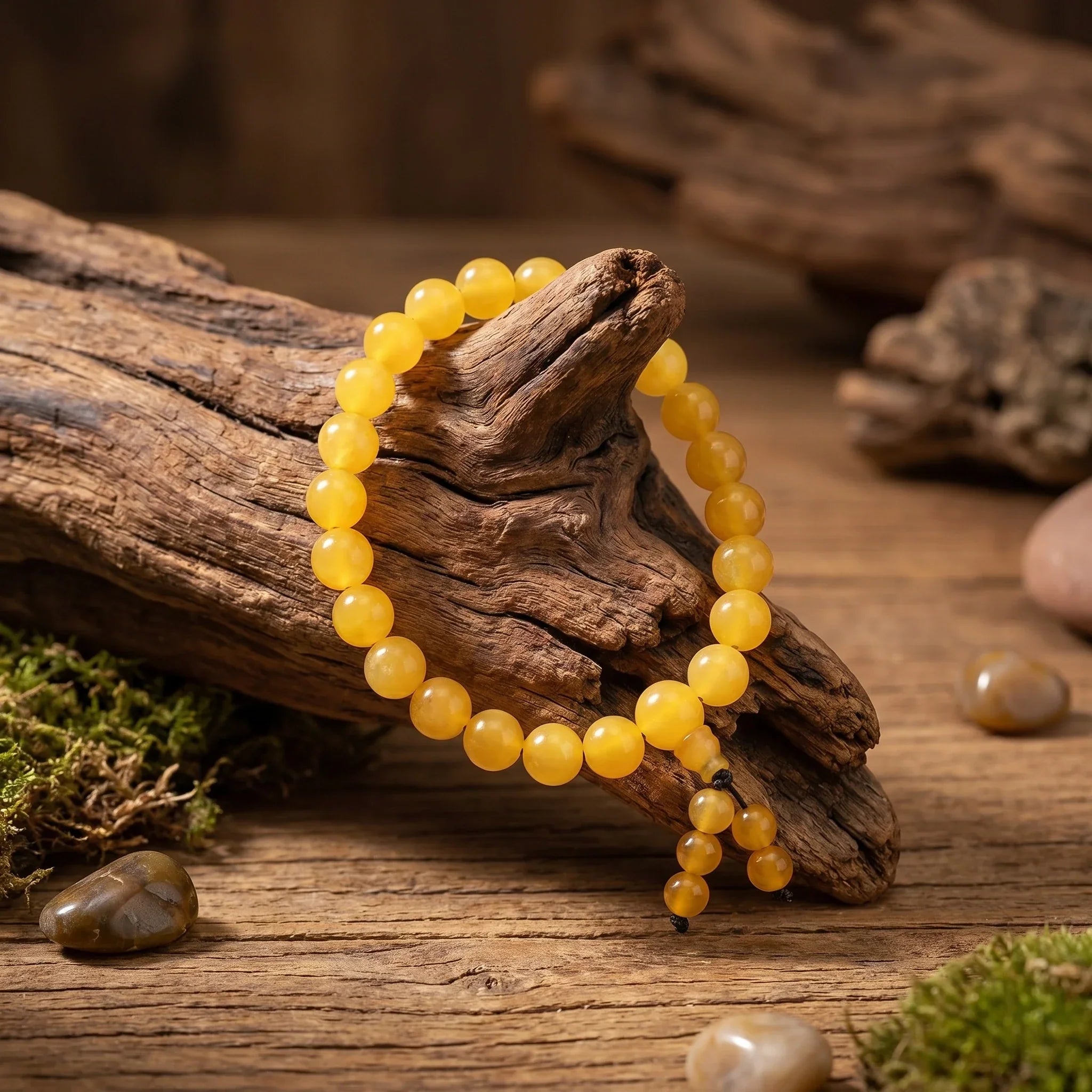 Artlesslife Wear Genuine Citrine Stone Bracelet