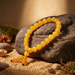 Artlesslife Genuine Citrine Stone Bracelet