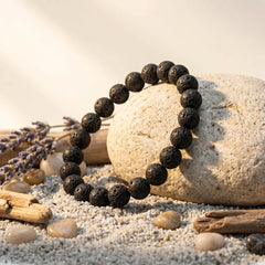 Artlesslife Genuine Lava Stone Bracelet