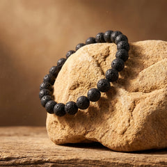 Artlesslife Genuine Lava Stone Bracelet