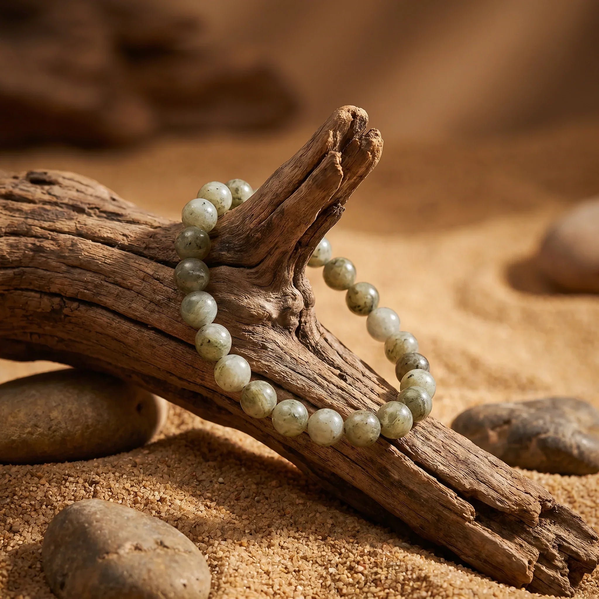 Artlesslife Genuine Labradorite Stone Bracelet