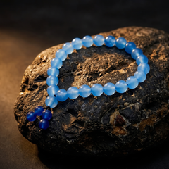 Artlesslife Genuine Blue Topaz Stone Bracelet